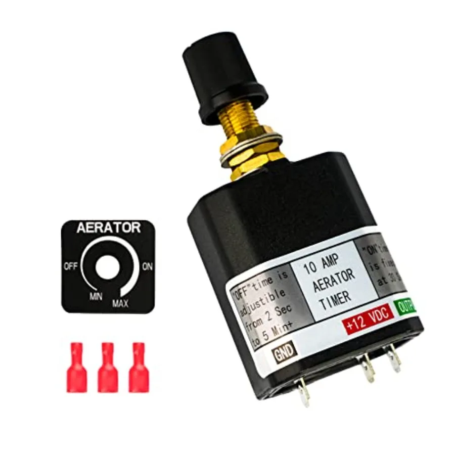 

Livewell Timer Switch for Boat Aerator Timer Adjustable 12 Volt 10 A