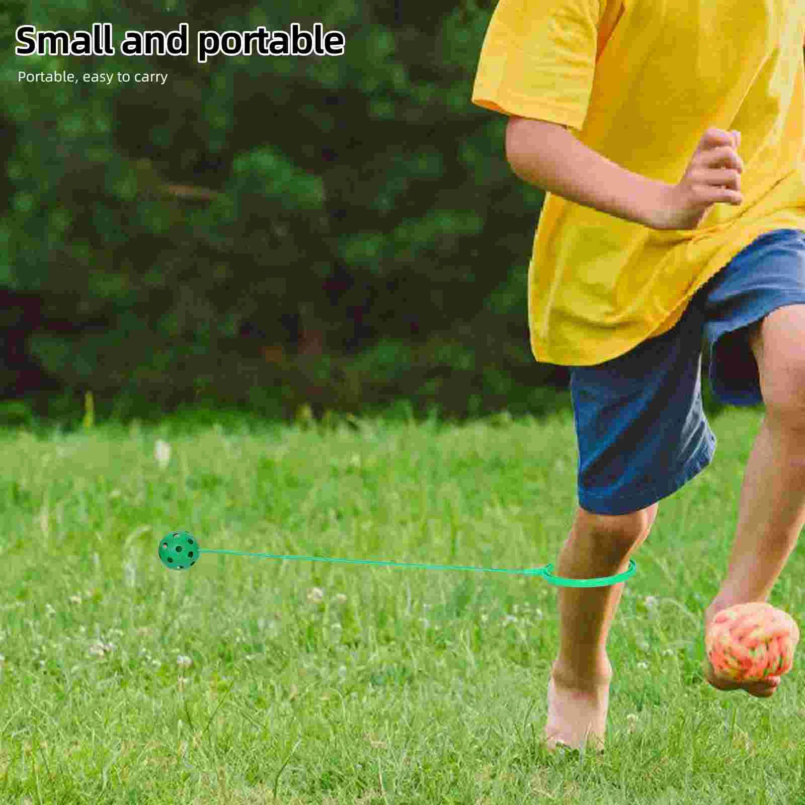 6 uds aro pelota de juguete tobillo saltar juguetes juego de cuerda interior anillo de salto de plástico pierna deportes entre padres e hijos