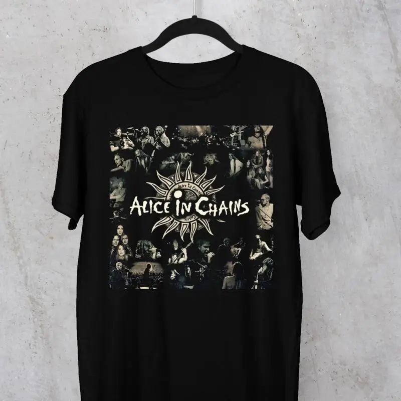 Alice In Chains band T shirt black short sleeve All Sizes S to 5xl