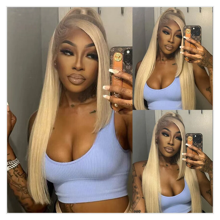 Invisible Strap 360 Hd Lace Frontal Wigs 30 40 Inches 613 Blonde 250% Density Indian Remy Straight Body Wave Human Hair Wigs Hd Lace Wig 13x6 Human Hair Frontal 13x4 Lace Wigs 5x5 Hd Lace Closure Wigs For Black Women