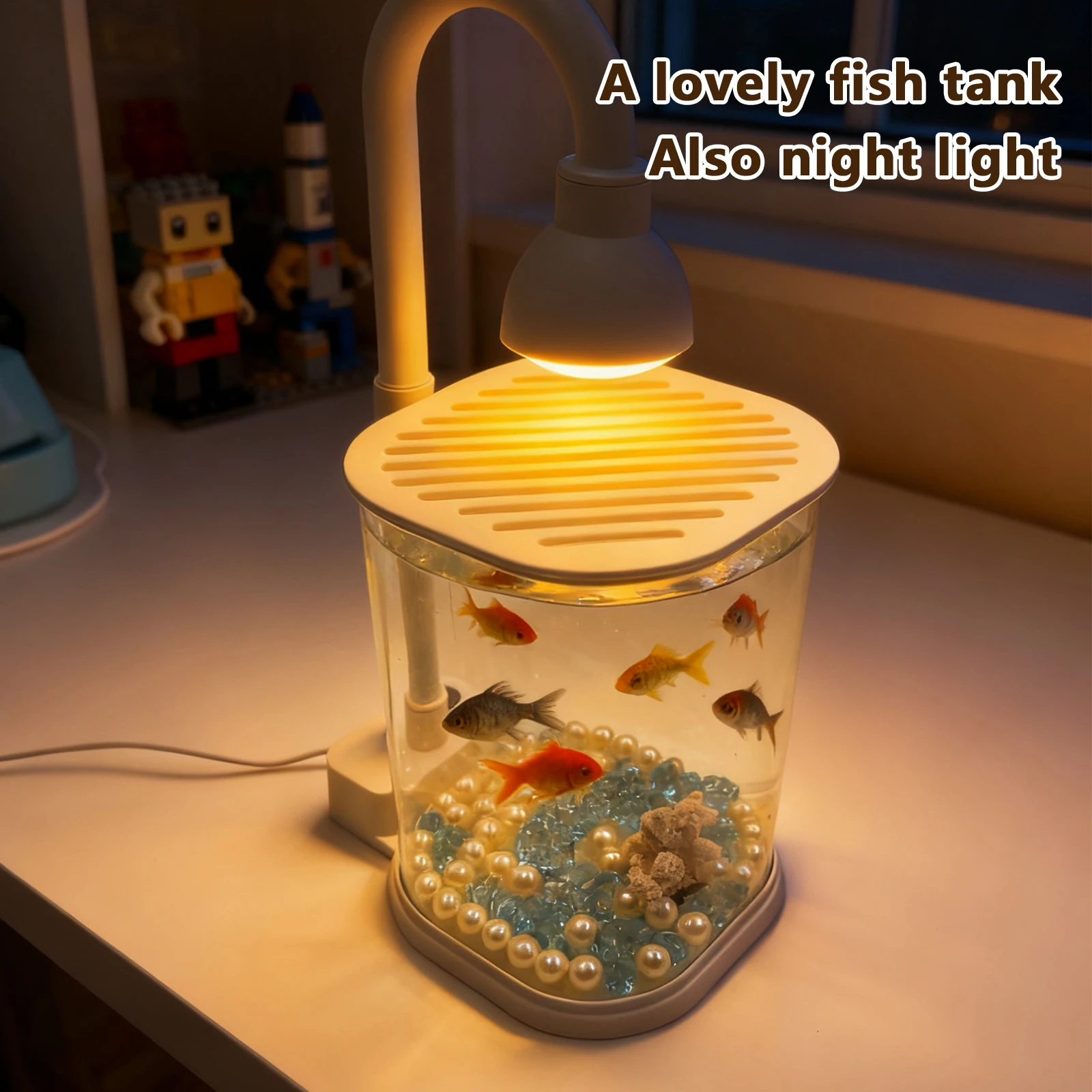 مجموعة المبتدئين، خزان الأسماك الصغيرة، خزان الأسماك القتالي، خزان السلحفاة، خزان السمكة الذهبية مع فكرة هدية للحفلات الخفيفة للأطفال #2