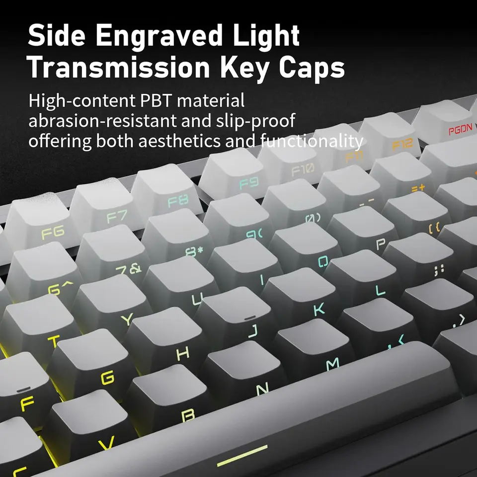 小物 hypertypography ZORNHER ZH870 Wireless Mechanical Keyboard 80% Spider Web