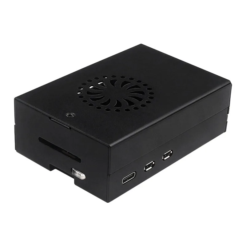 Suitable for Raspberry Pi 5th Generation Metal Heat Dissipation Shell Raspberry Pi 5 Aluminum Alloy Shell
