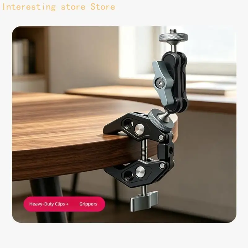 Kamera-Klemmhalterung mit Gewindeloch für Studiotisch-Zubehör, Verwendung 55KC – Detail 7