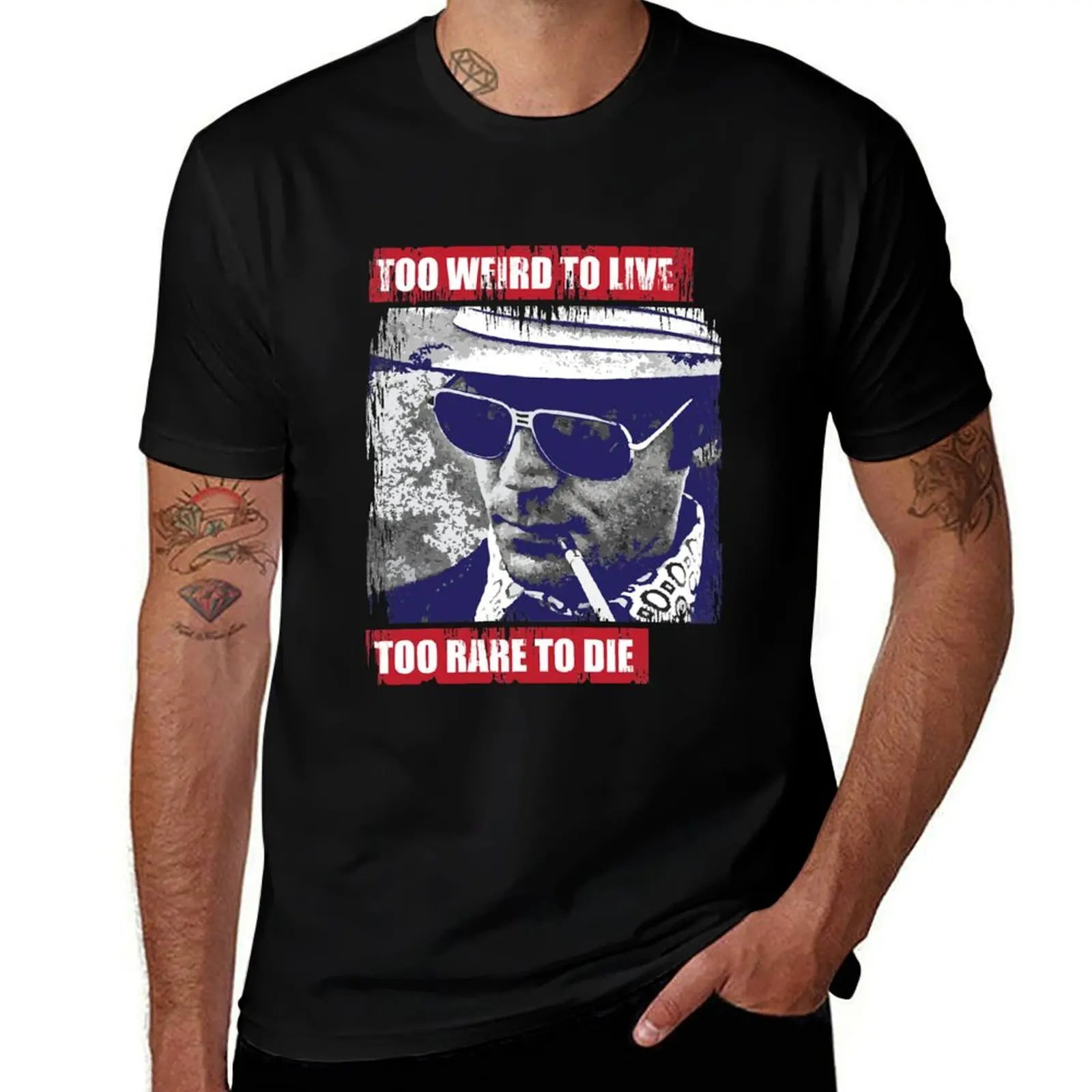 

Gonzo Hunter S Thompson T-Shirt summer shirt hippie clothes men clothing
