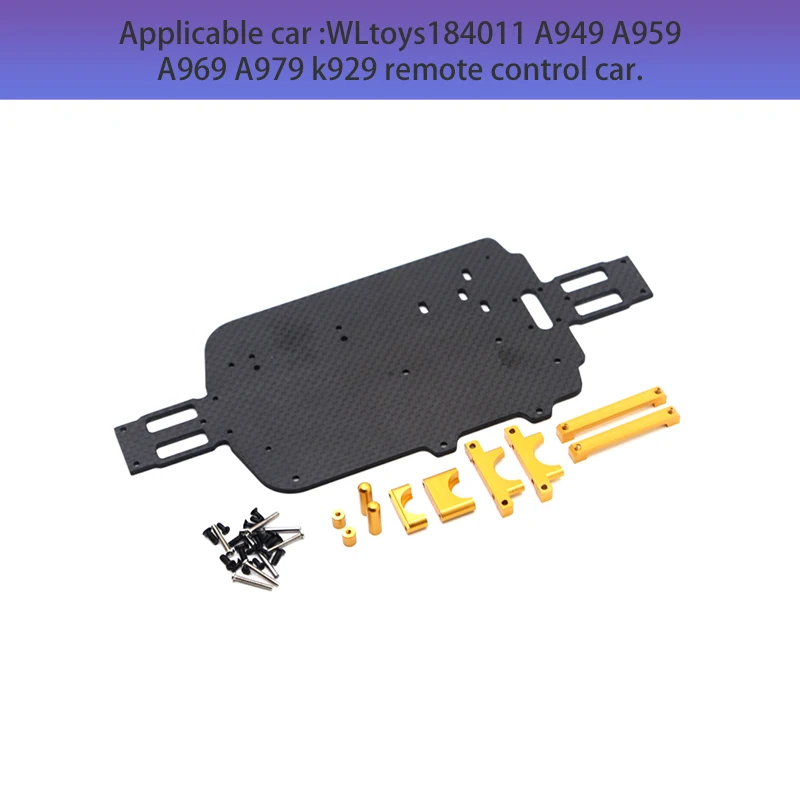 WLtoys184011 A949 A959 A969 A979 K929 Remote Control Car Accessories Carbon Fiber Chassis