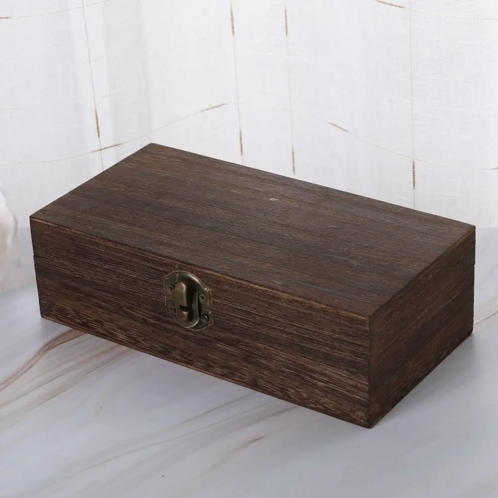 Fashion  Jewelry Box Wood Ring Gift Dressing Table Trinket Box Decorative Space-saving Trinket Case for Friends