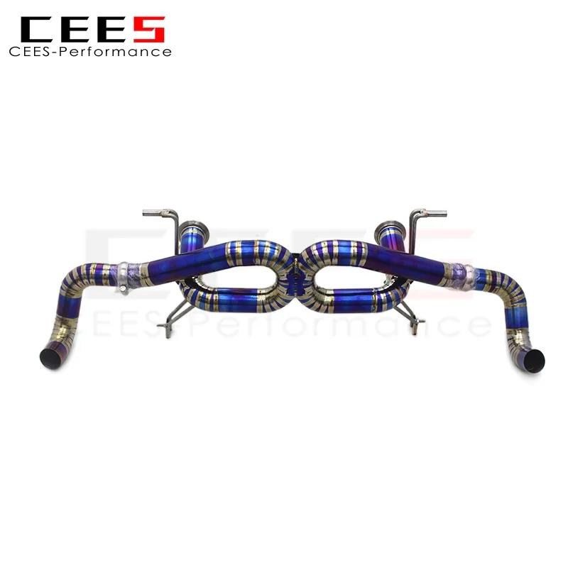 CEES Catback Exhaust System  Exhaust Pipe Muffler For Audi R8 V10 5.2 2020-2023 High Performance Exhaust Pipe