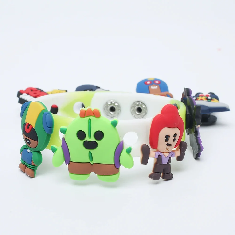 New Product 8Pcs Shoe Decoration Choe Charms Accessories for Clogs Kids School Gift Fit Wristband