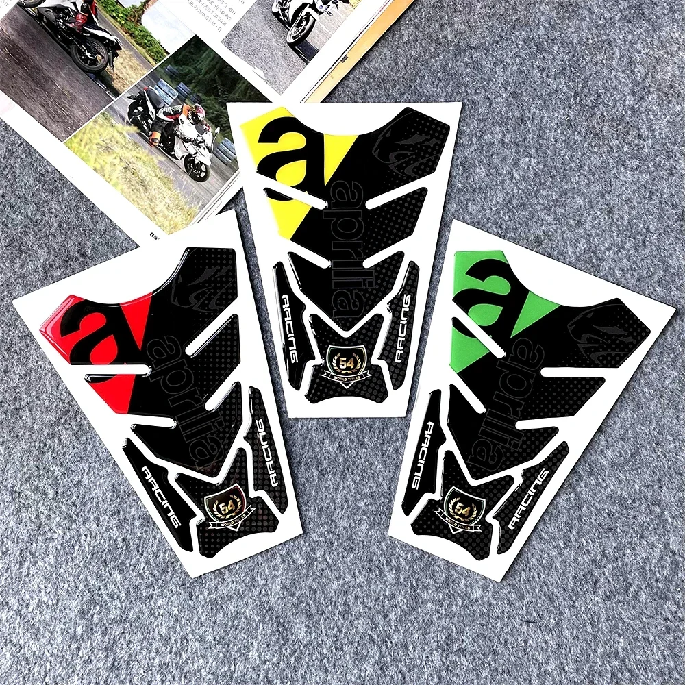 Stiker bantalan tangki bahan bakar 3D Aksesori Decal pelindung motor untuk Aprilia rs660 RSV4 APR Tuono V4 RS 50 125 150 Shiver750 900