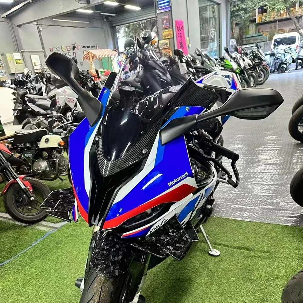 Suitable for BMW S1000RR, M1000RR motorcycles from 2019 to 2024, carbon fiber sport windscreen upgrade