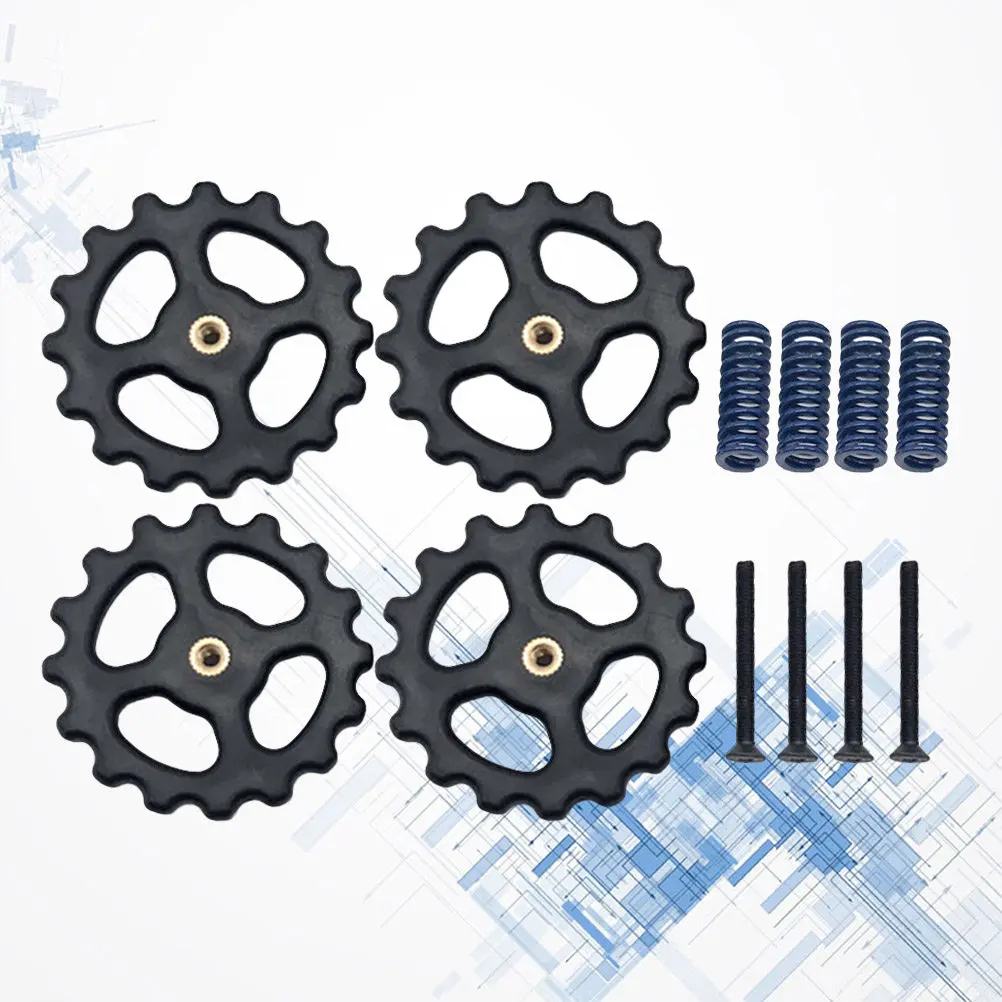 

M3x45 Heated Bed Leveling Kit with Spring Screws and Locking Nuts for Ender 3 Pro 3D Printers Easy Precise Hot Bed