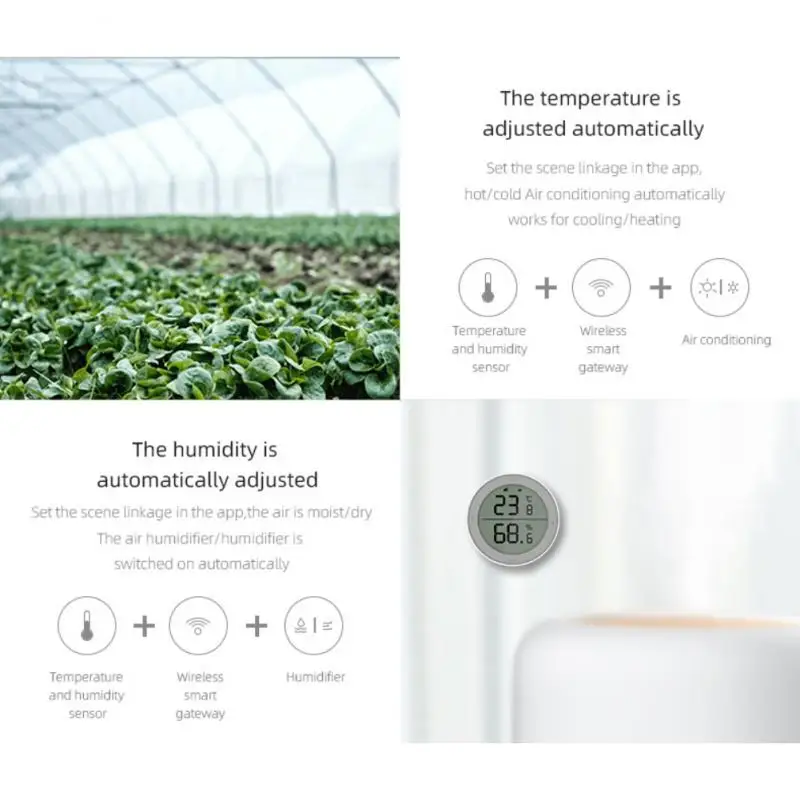 ZigBee Sensor inteligente de temperatura y humedad, sonda de alambre de alta precisión, fermentación de plántulas Alexa y Google, cría, Tuya Smart Life