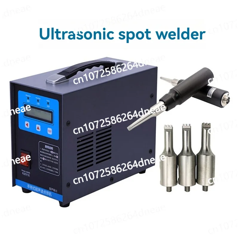 Handheld ultrasonic spot welder welding machine with cloth plastic welding car interior door panel modified welding gun