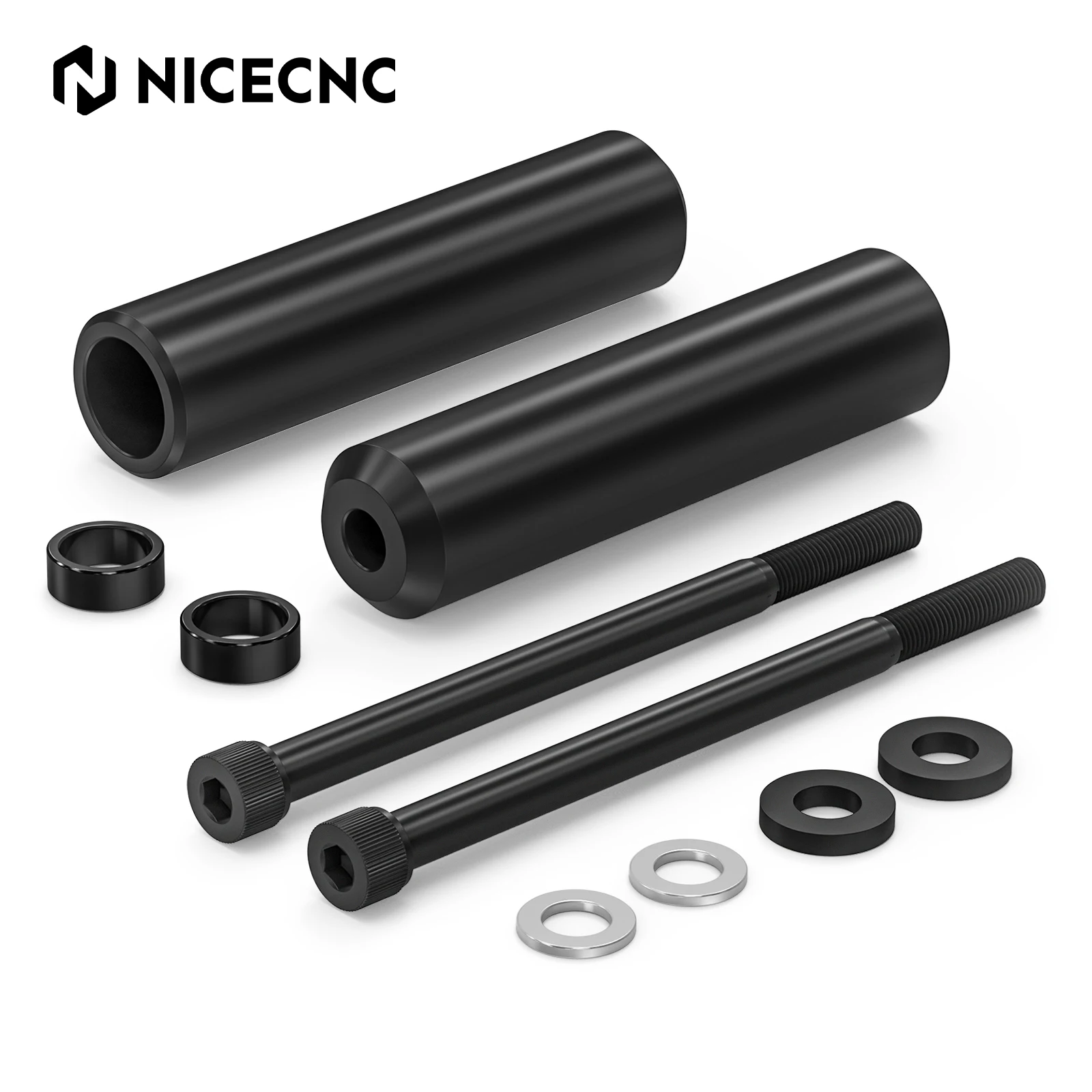 

6.5"Upper Shock Mount Frame Sliders For Harley Iron 883 XL883N 2009-2014 Iron 1200 XL1200NS 18-21 Forty Eight XL1200X 2010-2015