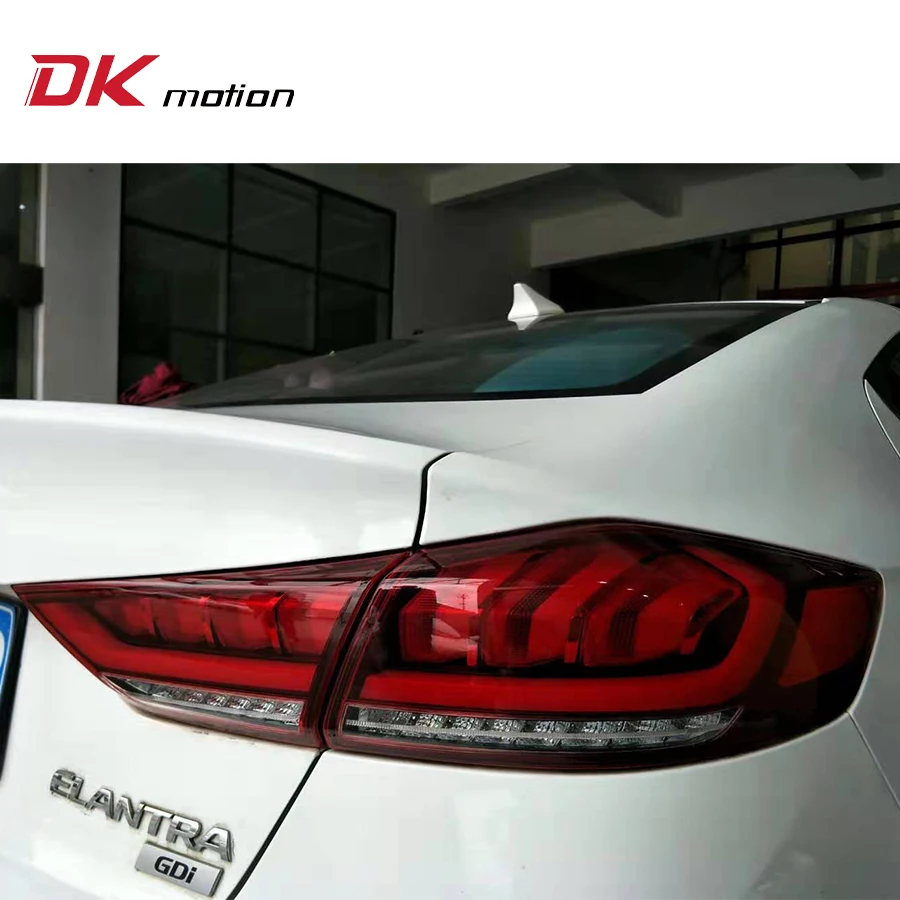 

ZAIQU Led Rear Lamp Modified Car Parts Tail Light Led Tail Light for Elantra 9th 2016 - 2018