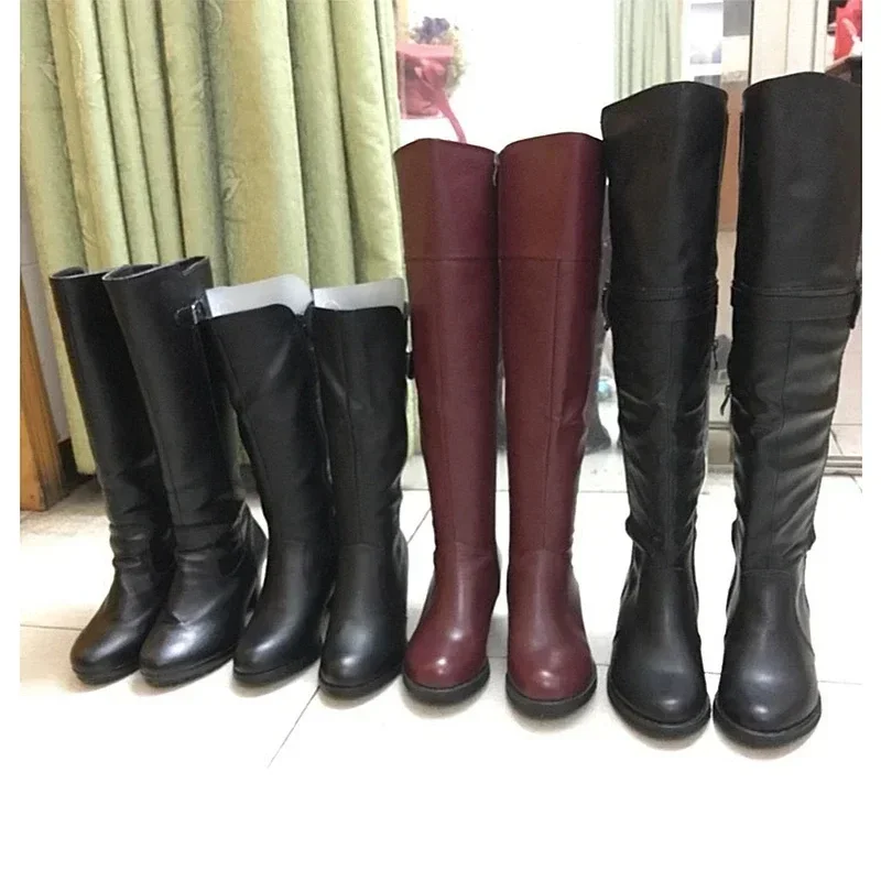 2Pcs Neue Hohe Stiefel Unterstützung Halten Stiefel Rohr Form für Frauen Männer Kunststoff Lange Stiefel Unterstützung Boot Shaper Steht form Einsätze – Detail 7