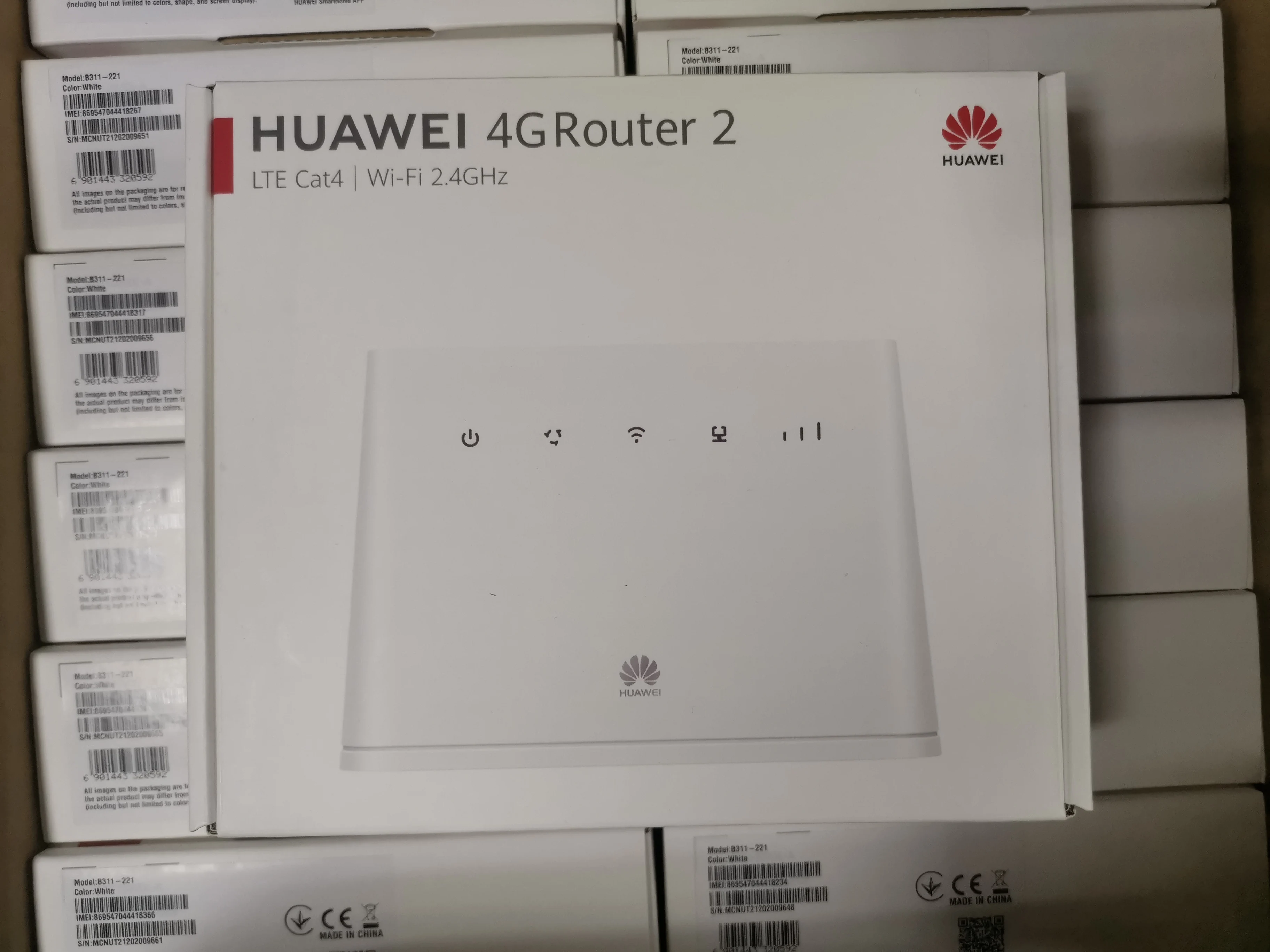 Imagem -06 - Roteador Lte Repetidor Wifi B311221 Modem com Slot para Cartão Sim Cat4 Rede 150mbps Cpe Rede 2.4ghz Amplificador Huawei4g