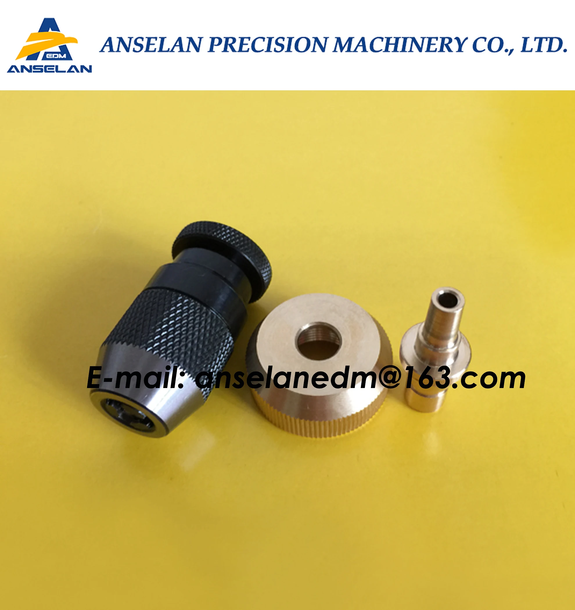 EDM KEYLESS Drill Chuck 0-3MM JT0 with female adapter (with inner thread) for Baoma DB703 Super drill EDM machines