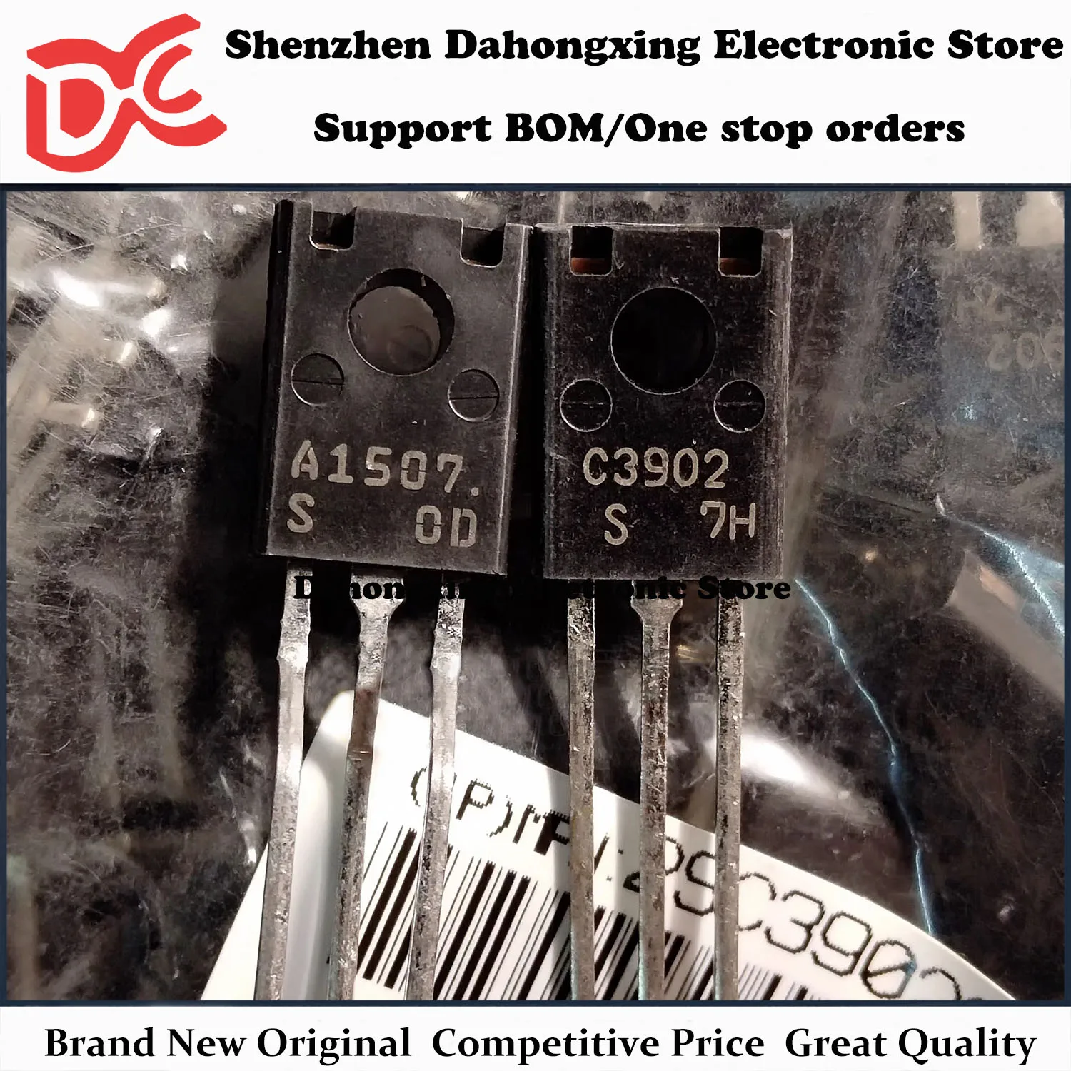 

New Original 10Pairs 2SA1507 A1507 2SC3902 C3902 TO-126 Audio Amplifier Transistor Electronic Components Great Quality