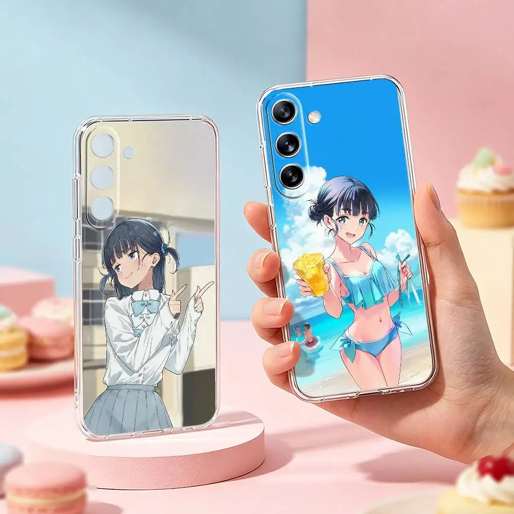 T-Tiara Basori Aihoshi Matoge  Phone Case For Samsung Galaxy A91,80,73,72 ,71,53,52,32 ,31,22,21s,20,Transparent Soft Case