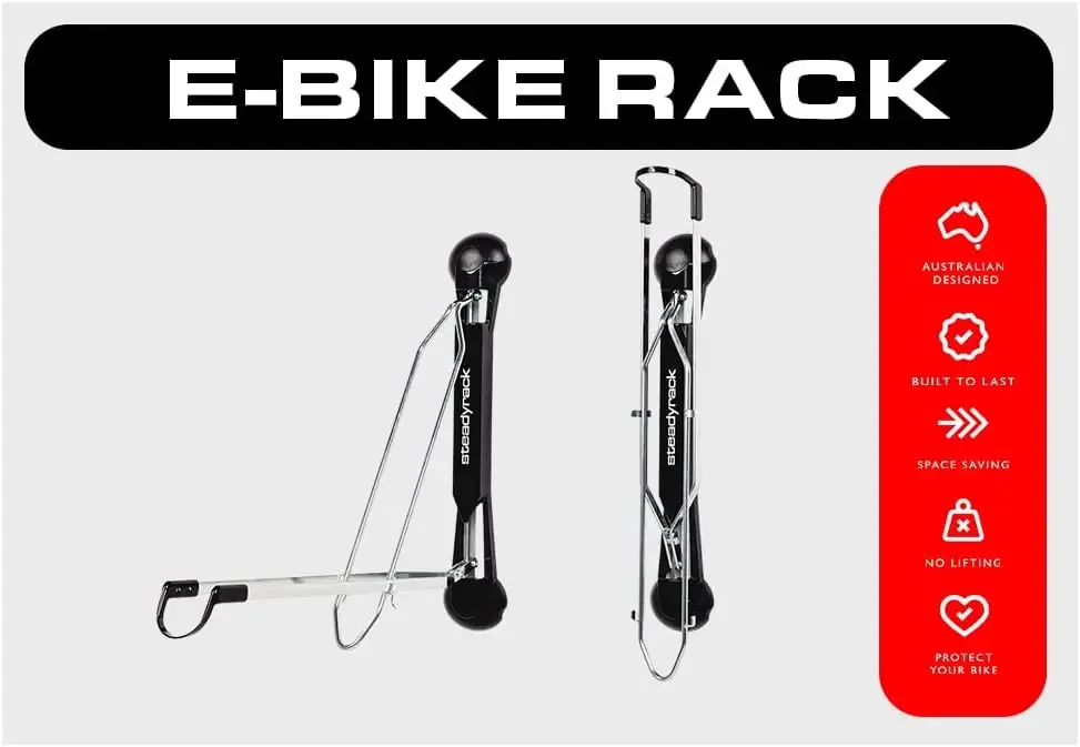 Bike Racks -  Rack - Wall Mounted Bike Rack Storage Solution for Your Home, Garage, or Bike Park - 2 Pack