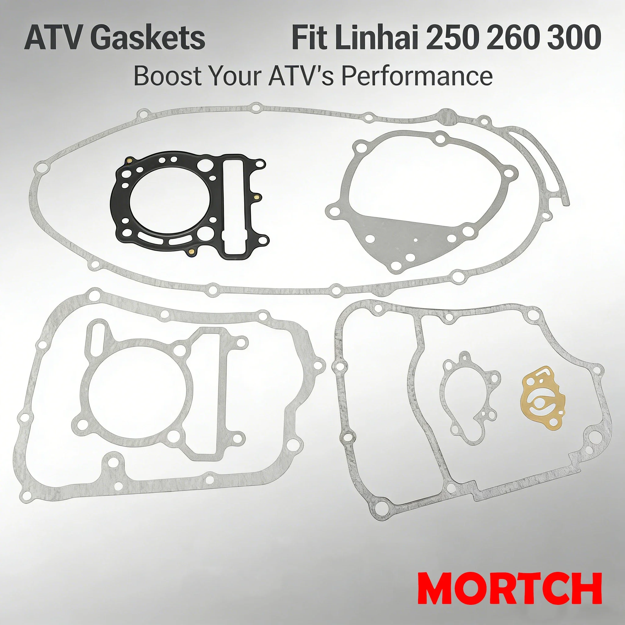 Complete Full Gasket Kit For Linhai 250 260 300 Yamaha Keeway Jinlang Feishen Scooter ATV Repair