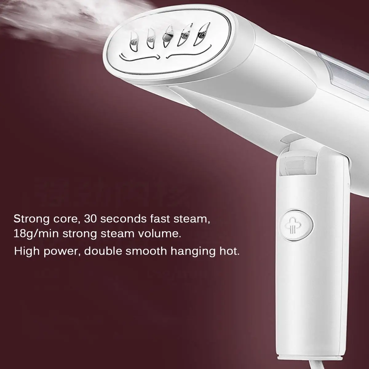 800W EU Plug Handheld Iron 3 Speed Regulation Clothes Handheld Steam Iron Laundry Fabric Steamer Brush Travel   Convenient