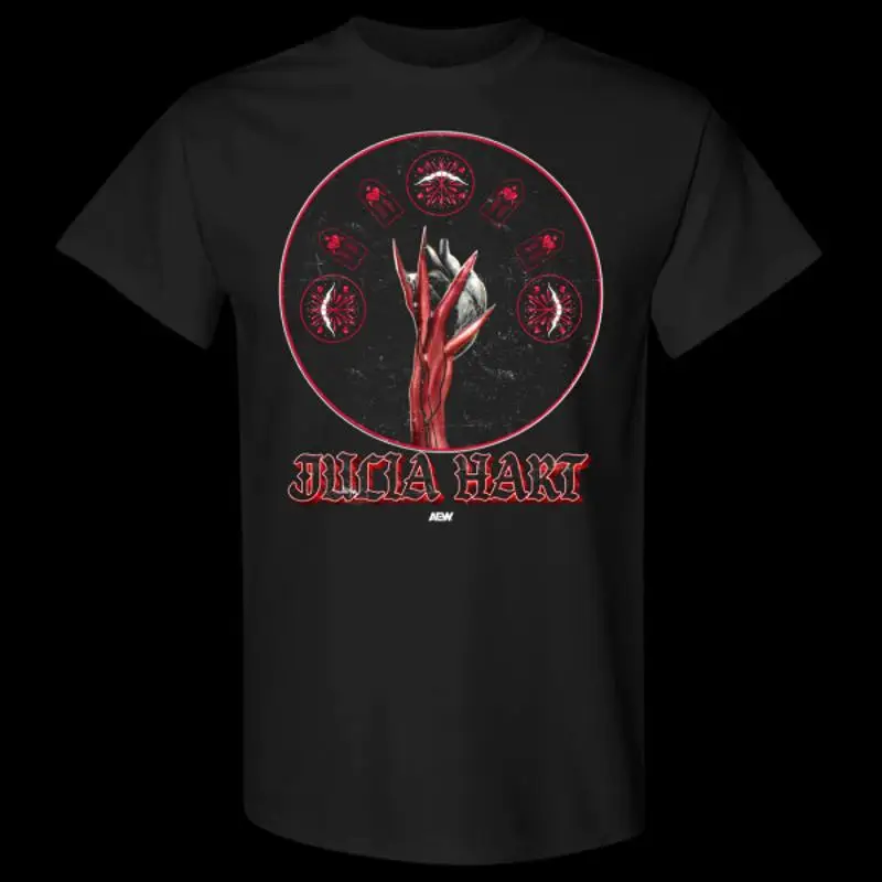 جوليا هارت علامات AEW الرسمية تي شيرت