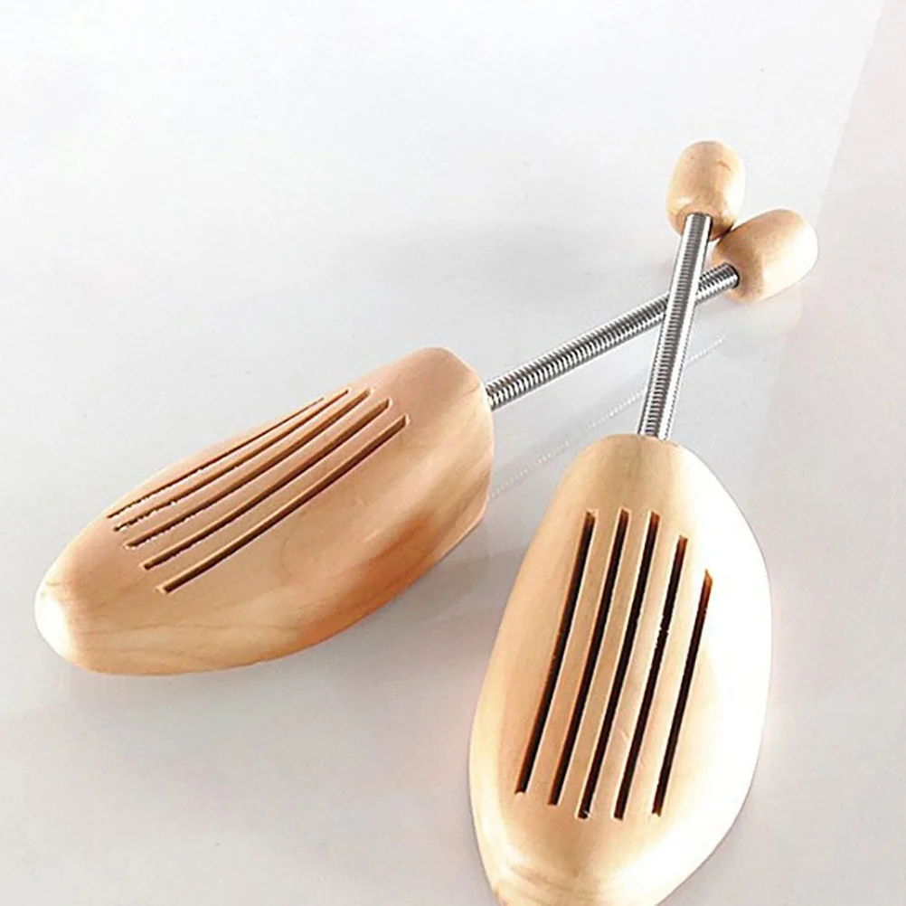 5Pairs Wooden Shoe Stretcher Adjustable Tree Shaper Keeper Eu 39-40 Perfect Fit Support Women Shoe Tree