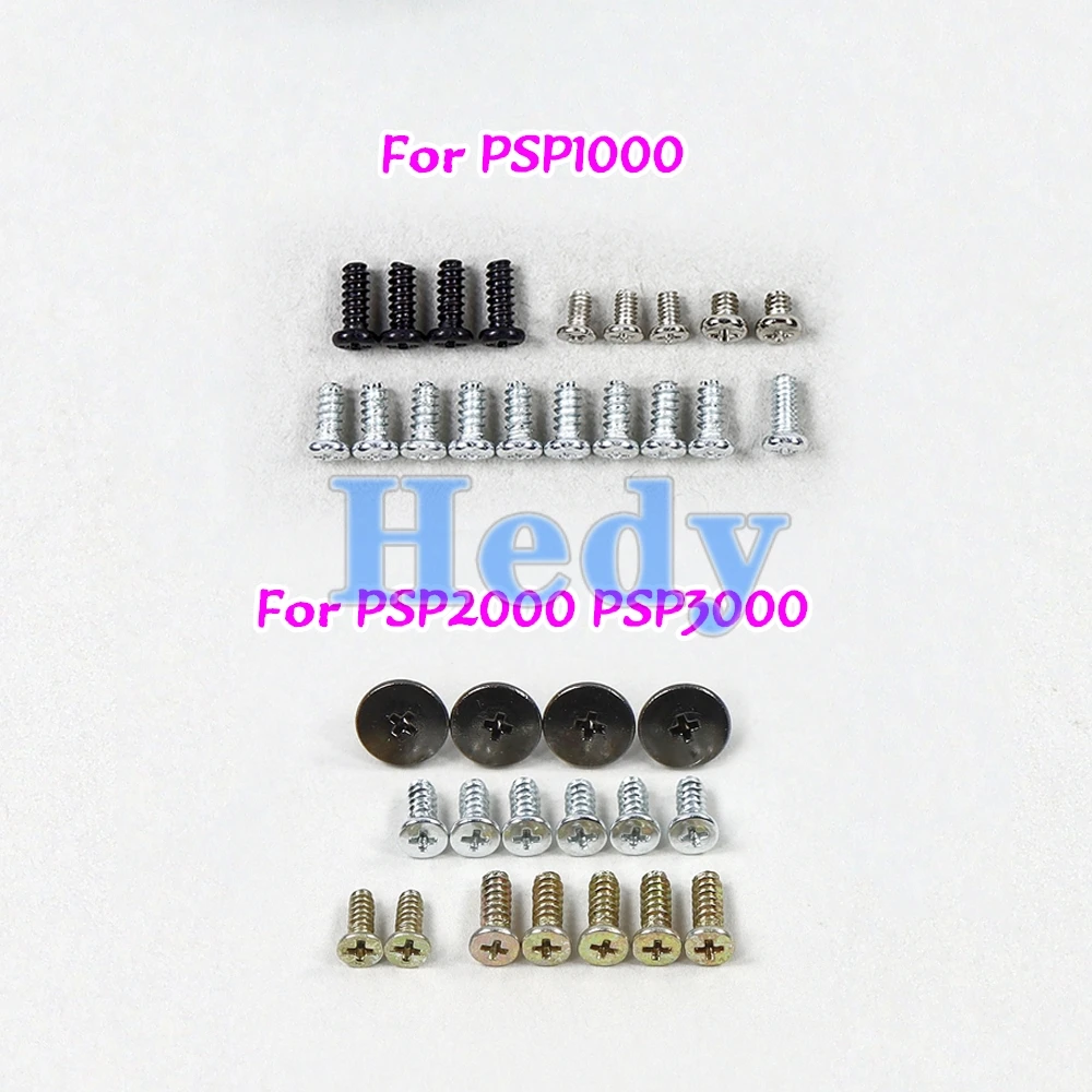 2 Sets Ersatzschrauben für PSP 1000 2000 3000 Slim Reparaturteile für PSP1000 PSP2000 PSP3000 Gehäuseschrauben