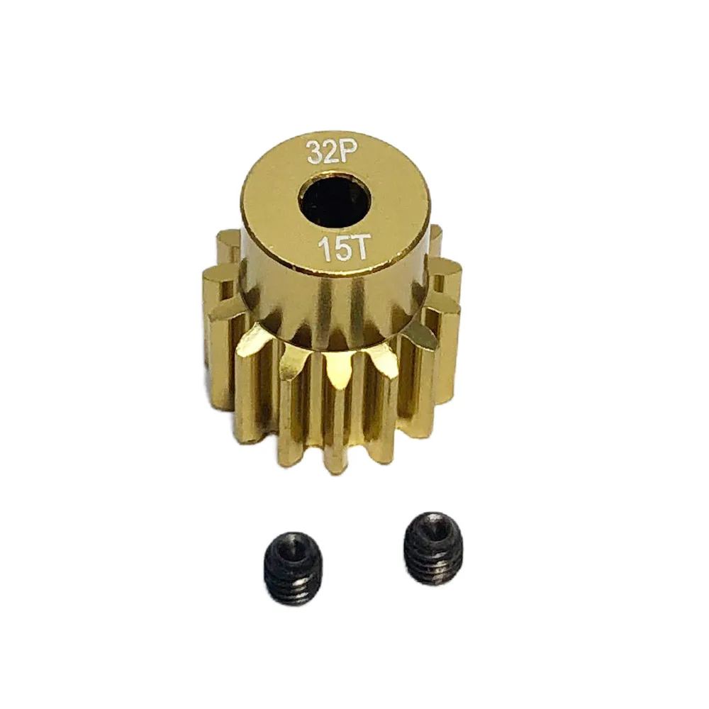 YSIDO 32DP M0.8 3.175mm 12T 13T 14T 15T 16T 17T 18T 19T Pinion Motor Gear for Traxxas 1/10 RC Car Truck Brushed Brushless Motor