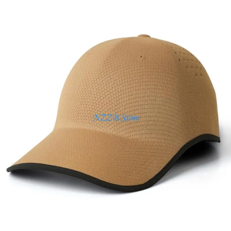 

T21F Smooth Quick Dry Baseball Cap With Breathable Fabric Lightweight Hiking Headwear For Sports And Exercise Unisex Design