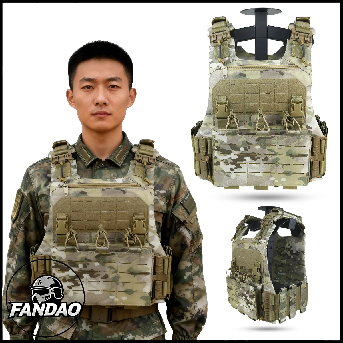 AQzxdc Multi Tactical Training Vest Lightweight Military Combat Vest for Outdoor Hunting Airsoft Shooting Tactical Activities