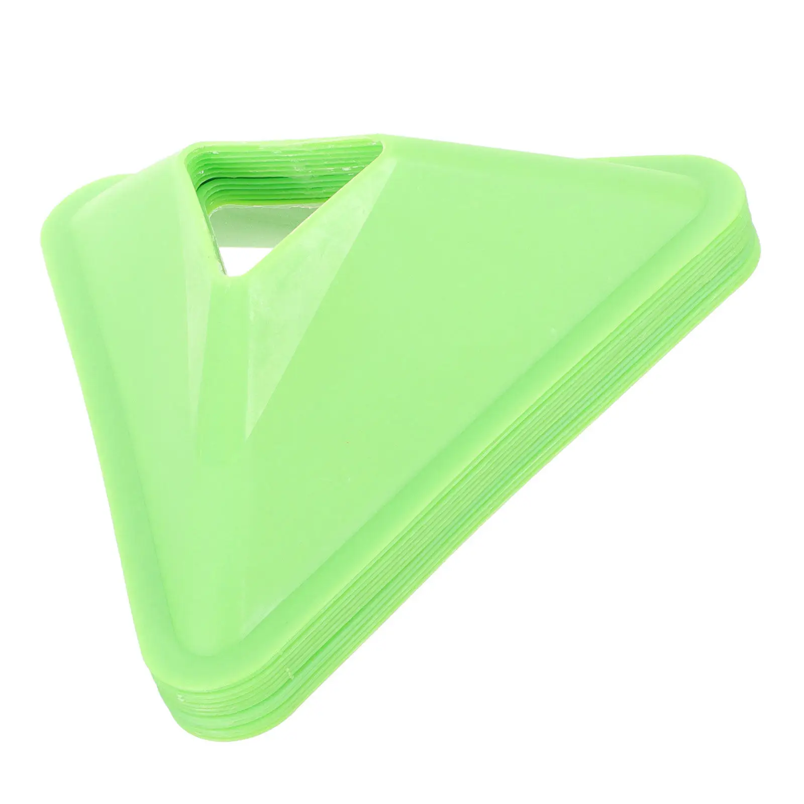 20Pcs Soccer Training Cones Triangle Plastic Disc Markers for Football Basketball Agility Drills Speed Practice Cones Soccer