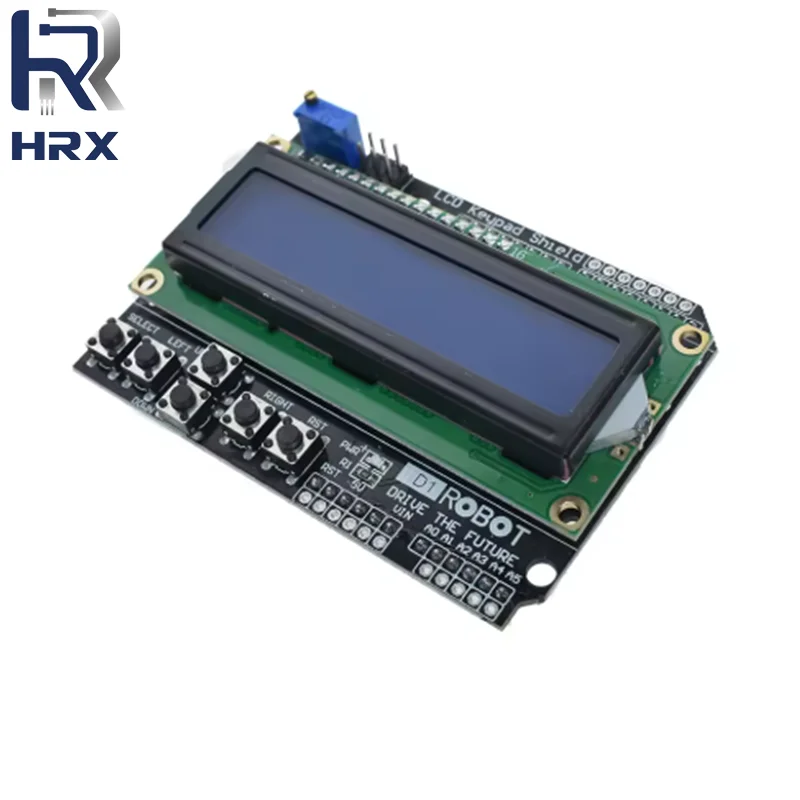1 шт. ЖК-клавиатура щит LCD1602 ЖК-дисплей 1602 модуль дисплей для Arduino ATMEGA328 ATMEGA2560 raspberry pi UNO синий экран