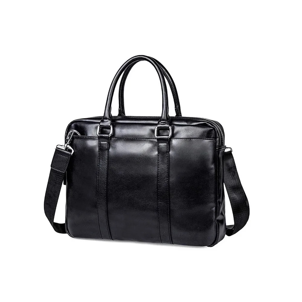 Business-Aktentasche für Herren, luxuriöse Pendler-Laptoptasche, modische Handtasche mit großer Kapazität, multifunktionale Umhängetaschen für Herren, Satchels für Herren – Detail 9