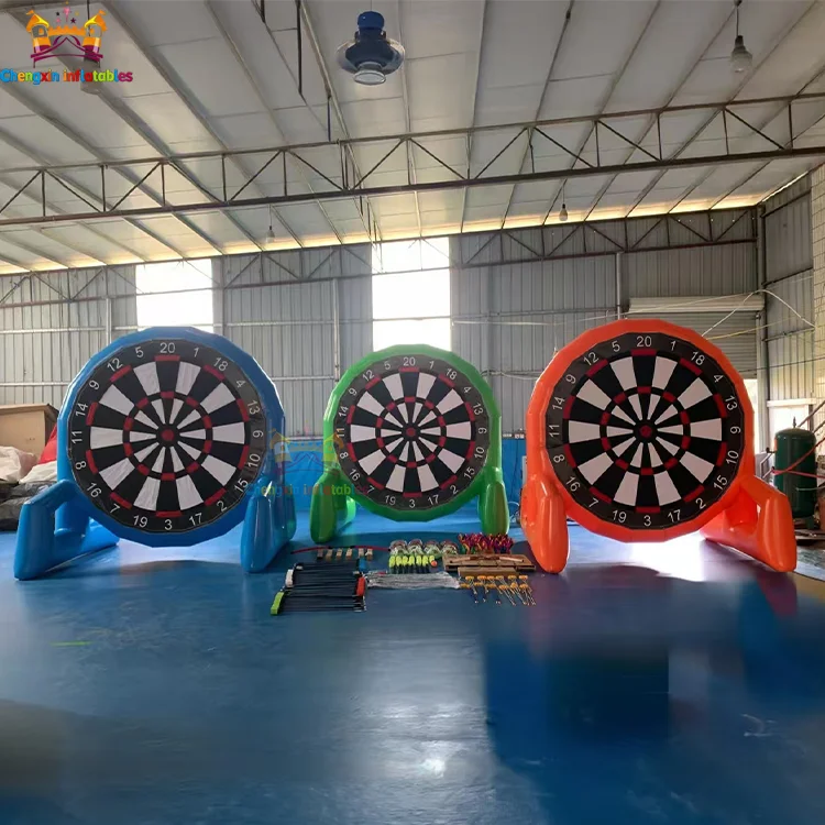 Popular Inflatable Darts Game, Inflatable Dartboard, Soccer Ball, Inflatable Soccer Darts.
