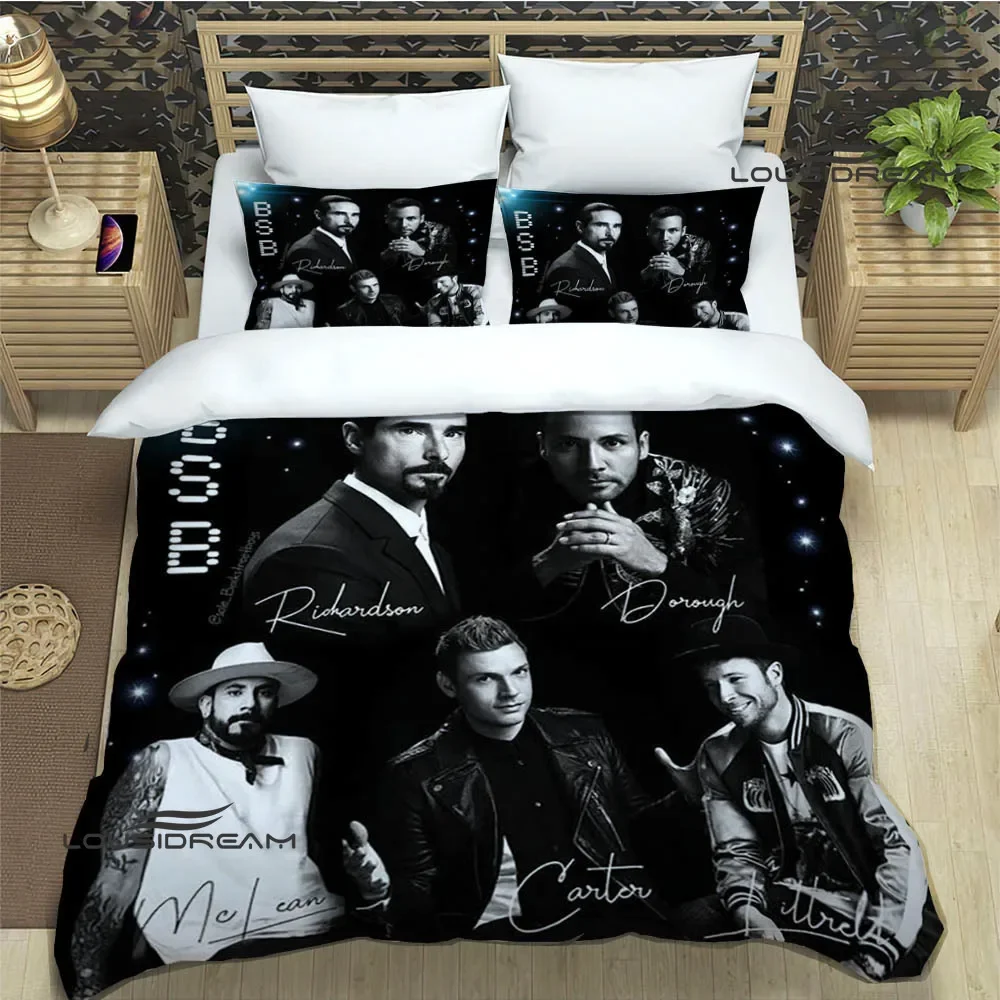 Imagem -06 - Bsb Banda Backstreet Bedding Sets para Meninos Exquisite Cama Suprimentos Capa de Edredão Consolador de Luxo Presente de Aniversário