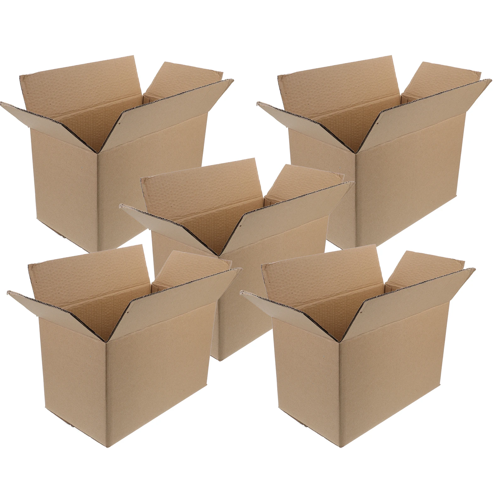 

5pcs Shipping Boxes Corrugated Cardboard Packaging Moving Mailer Boxes For Small Business Carton
