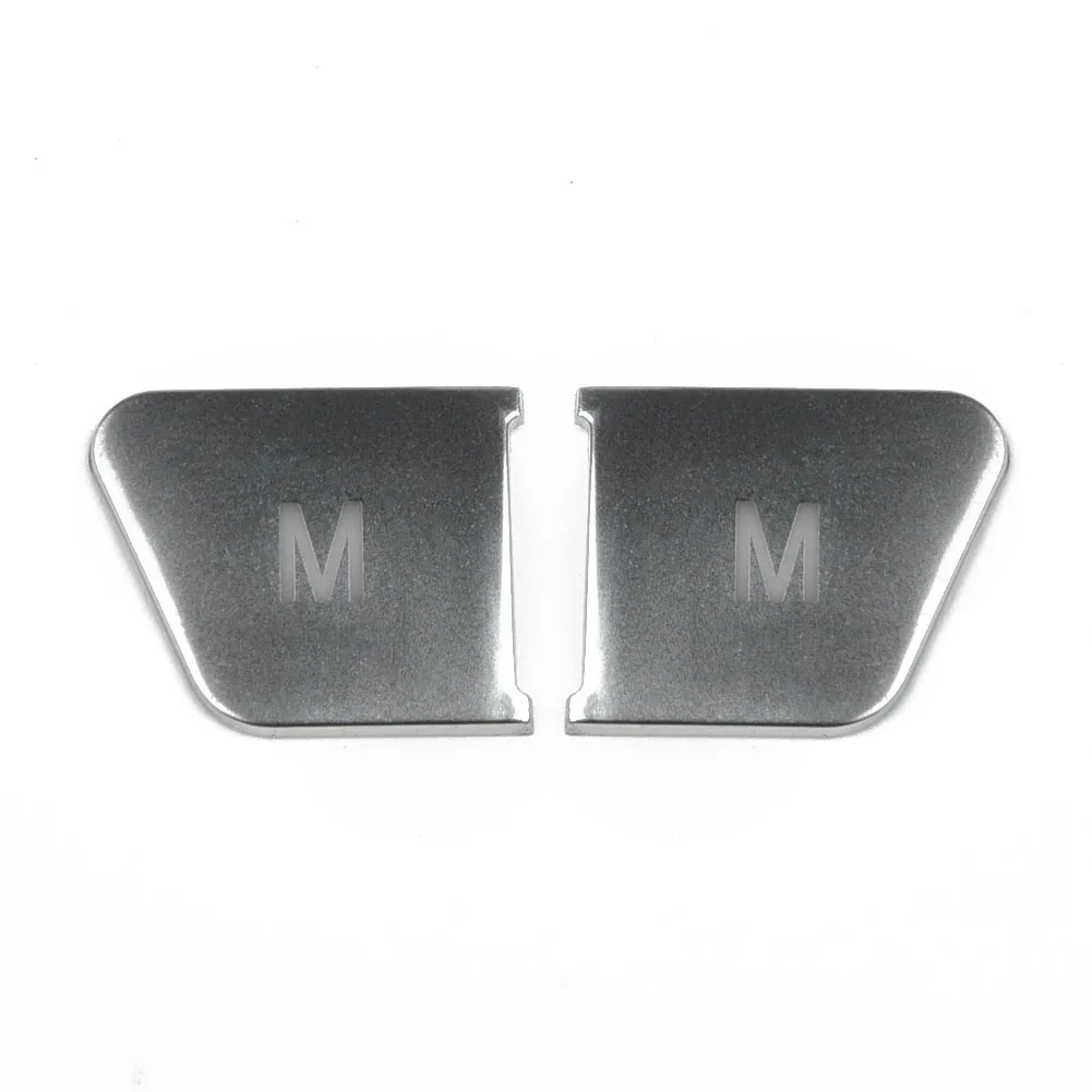 Transform Your Car Seats with Seat Memory Buttons Sequins Cover Trim for Benz C for E Class Protect Keys from Scratches