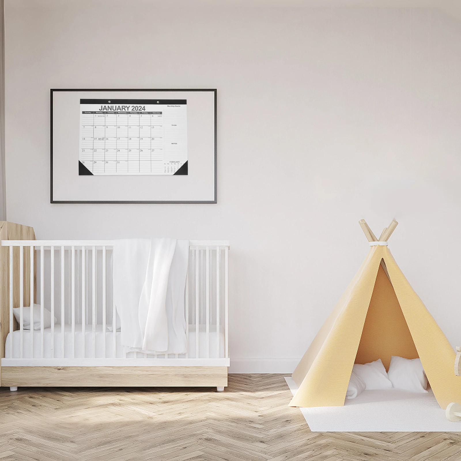 

English Calendar Desk Calanders for Household Small Hanging Traditional Desktop Paper Wall Monthly Office