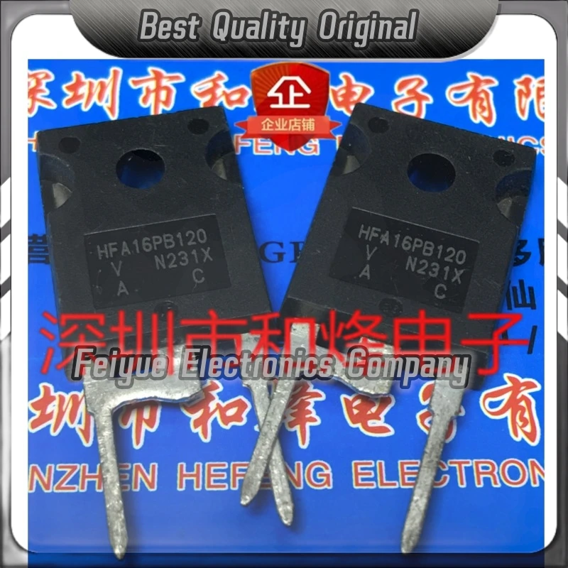 HFA16PB120 TO-247, 16A, 1200V, Meilleure Qualité, Importé, Original, 5PCs-20PCs