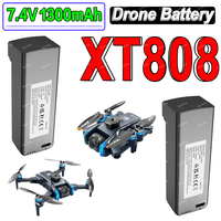LSRC XT808 Drone Battery 7.4V 1300MAh Battery For Original XT808 RC Quadcopter Replacement Accessory Parts