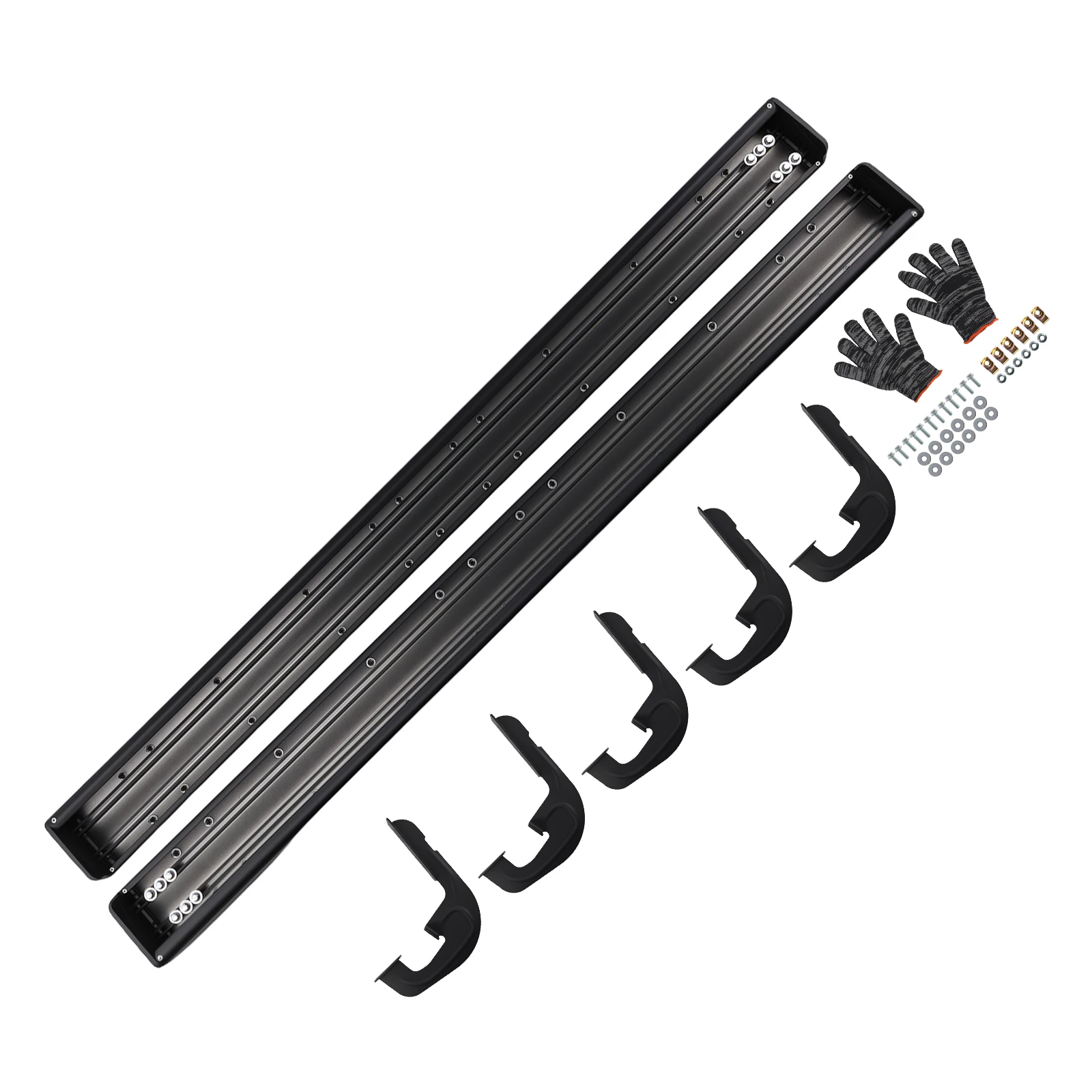 

6" Side Step Boards for Silverado 1500/Sierra 2500HD 3500HD 2007-2019 Black