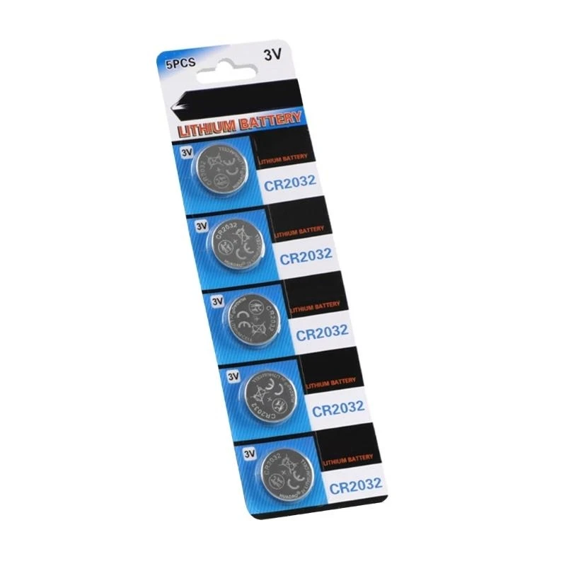 

090F 5/10Pcs CR2032 Button Cell Batteries 3V Lithium Batteries for Watches Calculators