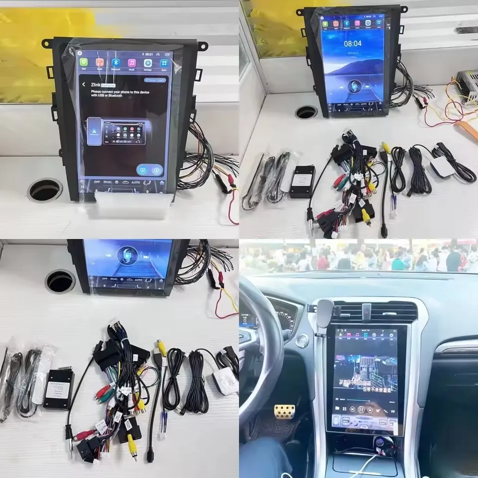 

Android14 Carplay Car Radio for Ford Mondeo Fusion MK5 2013-2018 Head Unit GPS Navigation Multimedia Player BLT