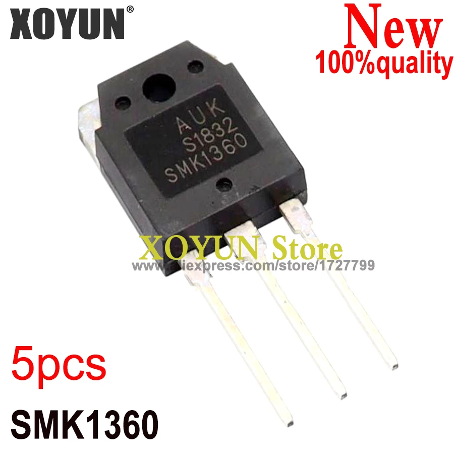 

(5piece) 100% New SMK1360 1360 TO-3P MOS FET 13A/600V