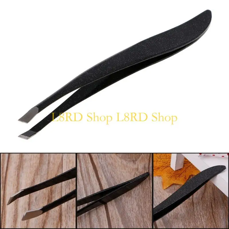 L8rdプロフェッショナルステンレス鋼ピンセット眉毛顔ノーズヘアクリップリムーバーツール