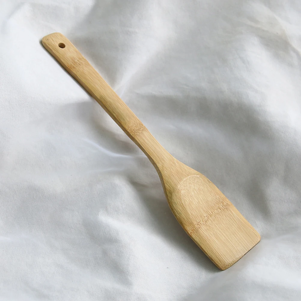 

6 pcs Bamboo Spoons Set Ecofriendly Kitchen Uncoated Spoons Tools Longlasting Cooking Utensils Healthy